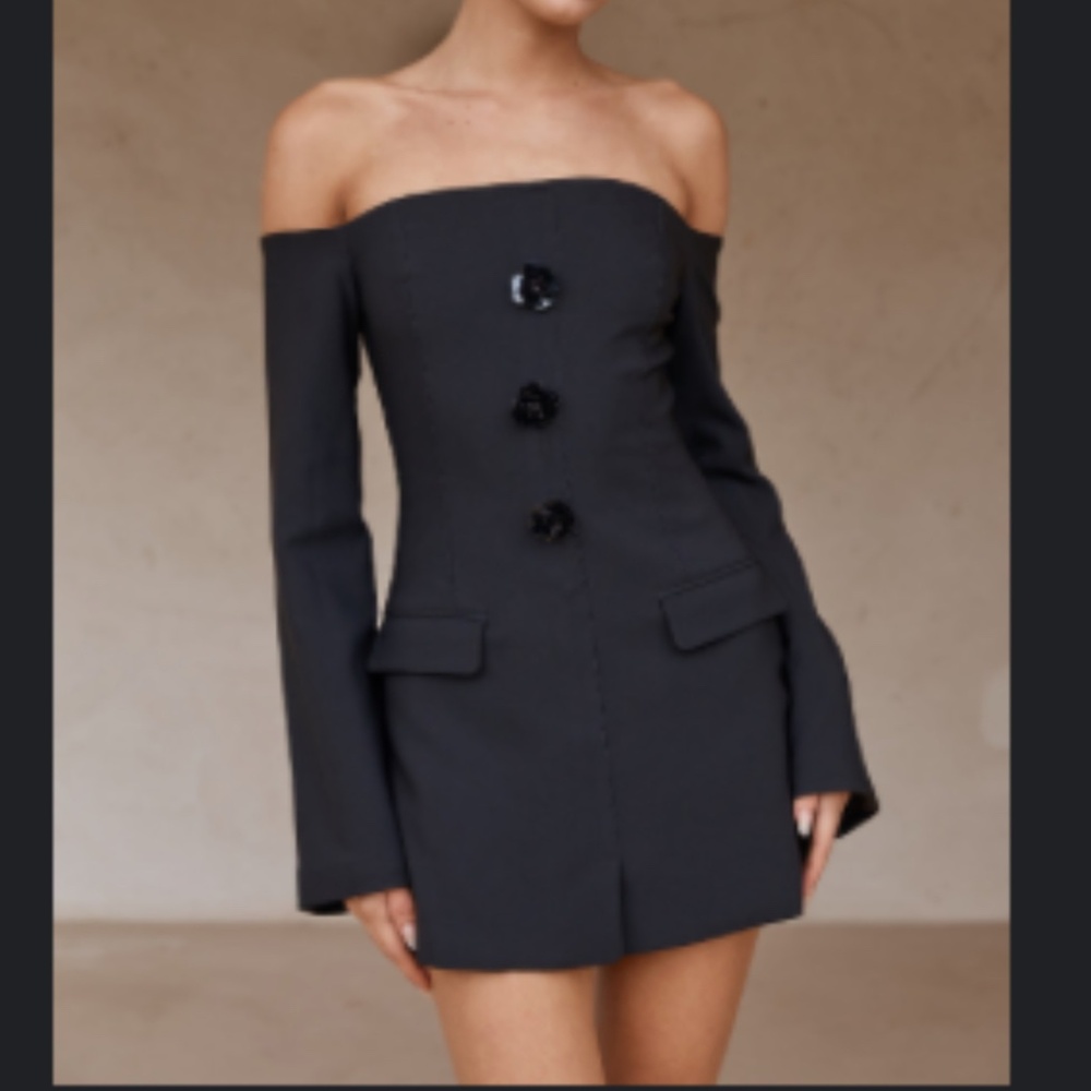 Runaway The Label XADEN MINI DRESS - BLACK